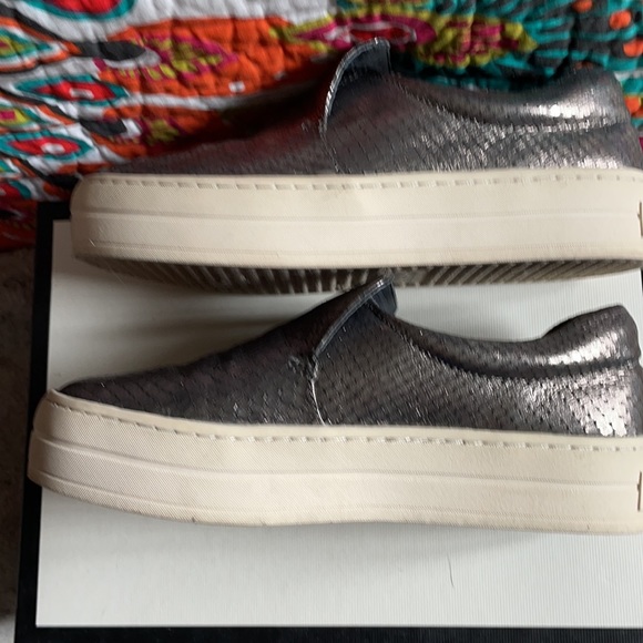 J/SLIDES SLIP ON Pewter platform sneaker - Picture 3 of 6
